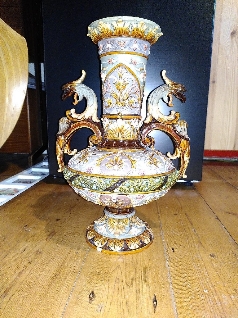 Antieke vaas 19de eeuws, Ophalen of Verzenden