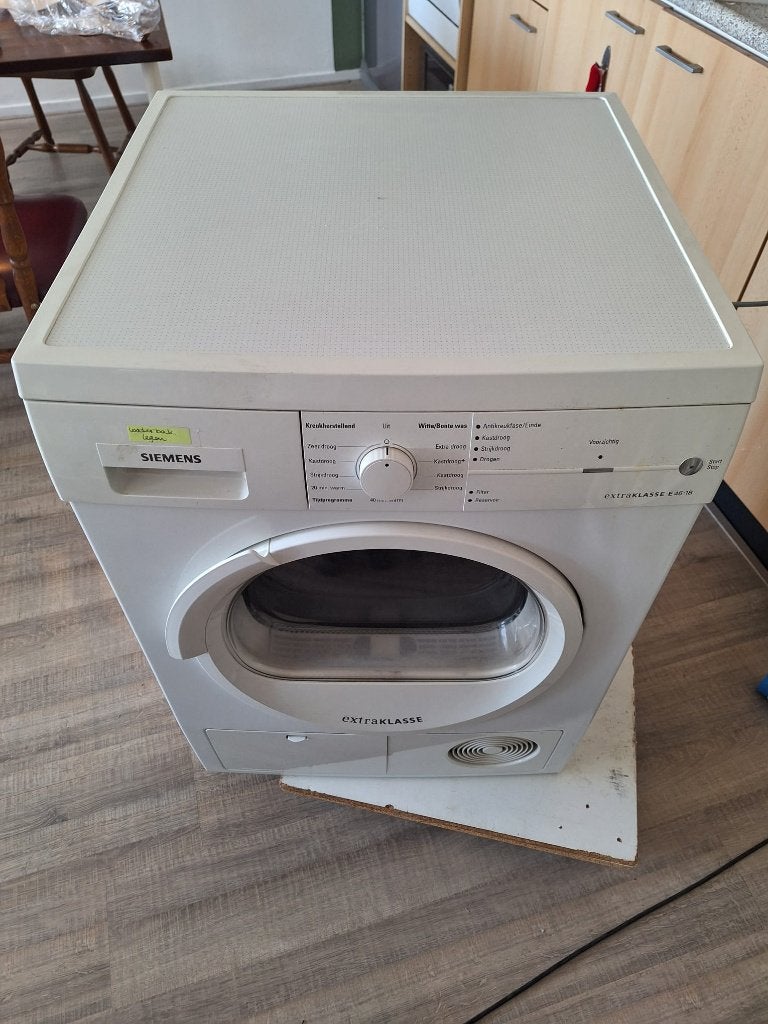 Siemens Extraklasse E46-18 Condens Wasdroger, Ophalen, 6 tot 8 kg, Gebruikt, 85 tot 90 cm
