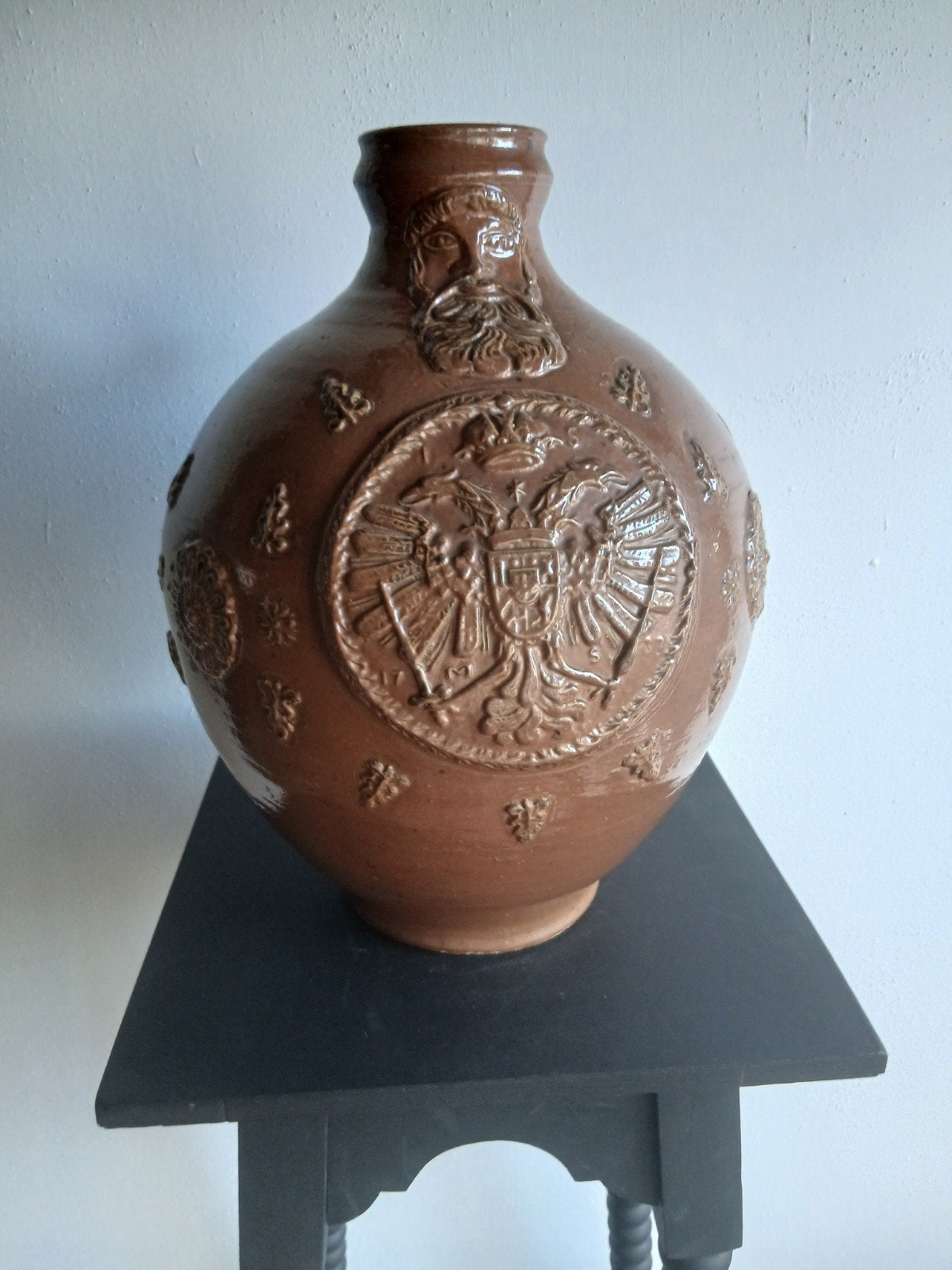 Mooie Oude Baardmankruik, Antiek en Kunst, Ophalen of Verzenden