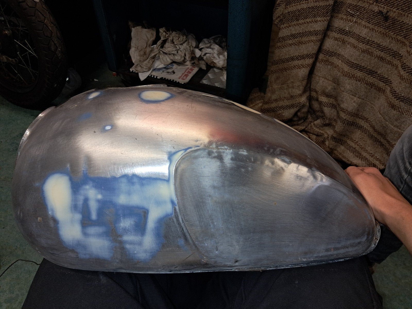agm caferacer tank, Motoren, Ophalen of Verzenden
