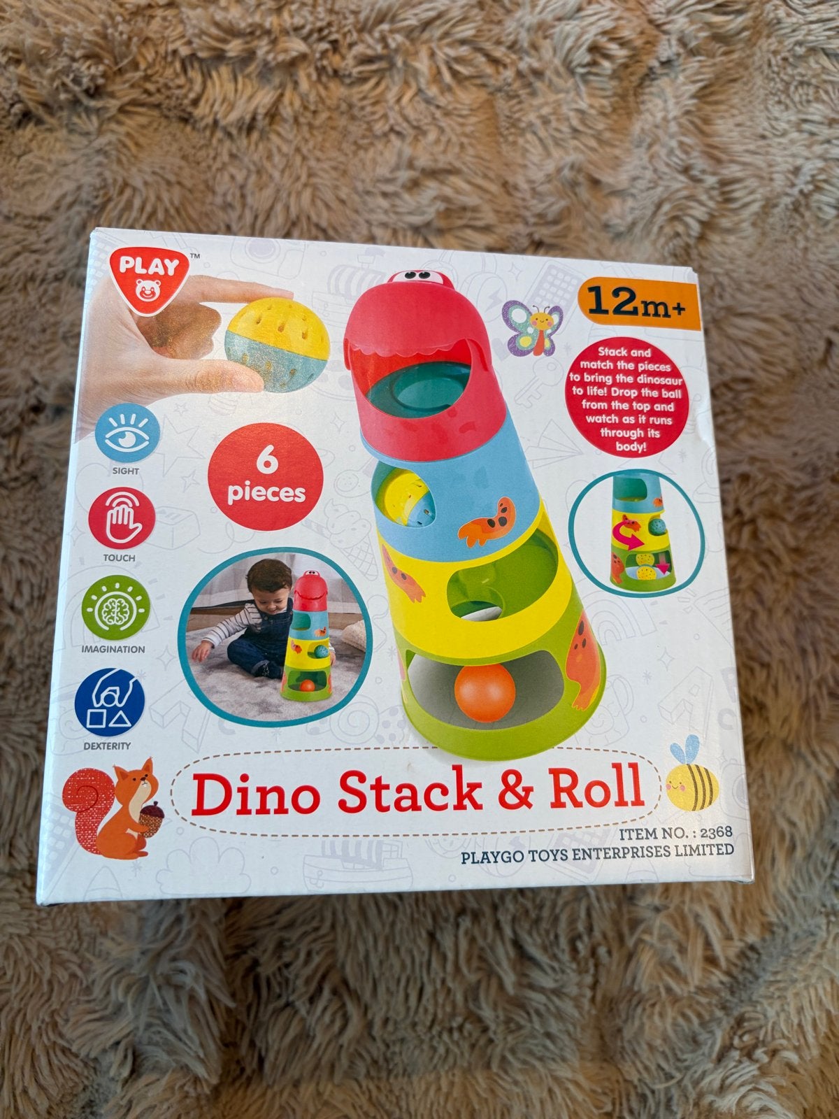 PLAYGO Dino Stack & Roll - Nieuw in doos, Ophalen of Verzenden, Nieuw, Overige typen