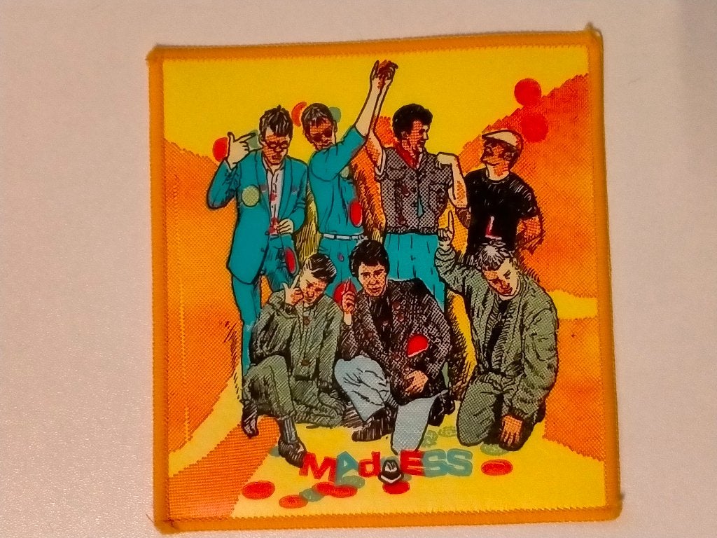 Madness ska muziek band patch embleem vintage RARE, Ophalen of Verzenden, Nieuw, Kleding