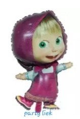 Masha 4 delige set ballonnen nr M577, Ophalen of Verzenden, Nieuw, Versiering, Verjaardag