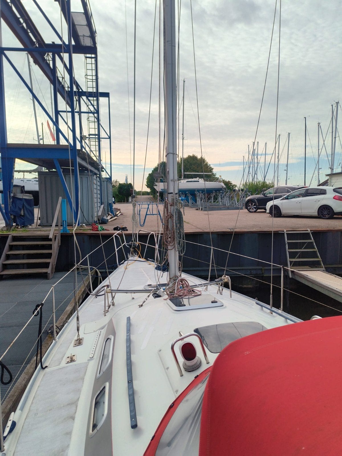 Mast Dehler 36 CWS + Giek + Verstaging, 6 meter of meer, Gebruikt, Toebehoren, Ophalen
