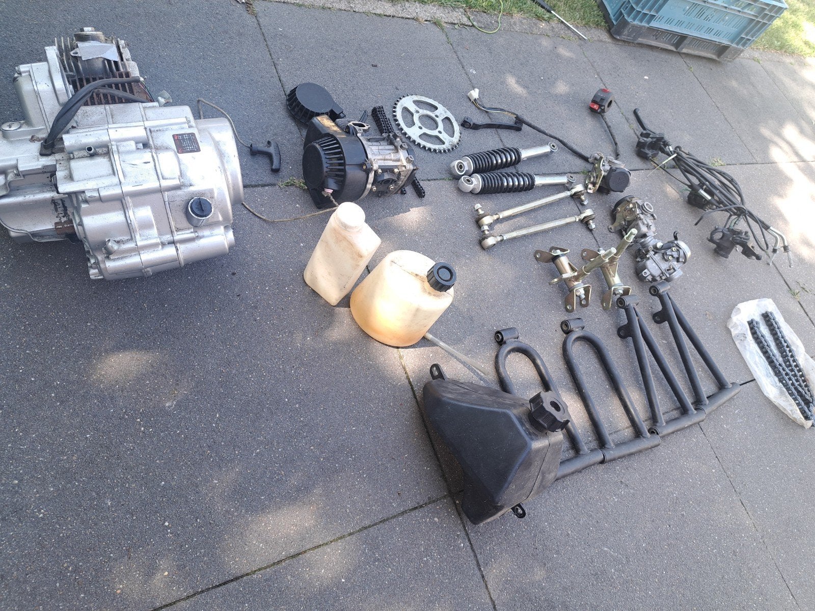 Onderdelen voor quad Pocketbike/Minibike - Motor, ketting,, Ophalen