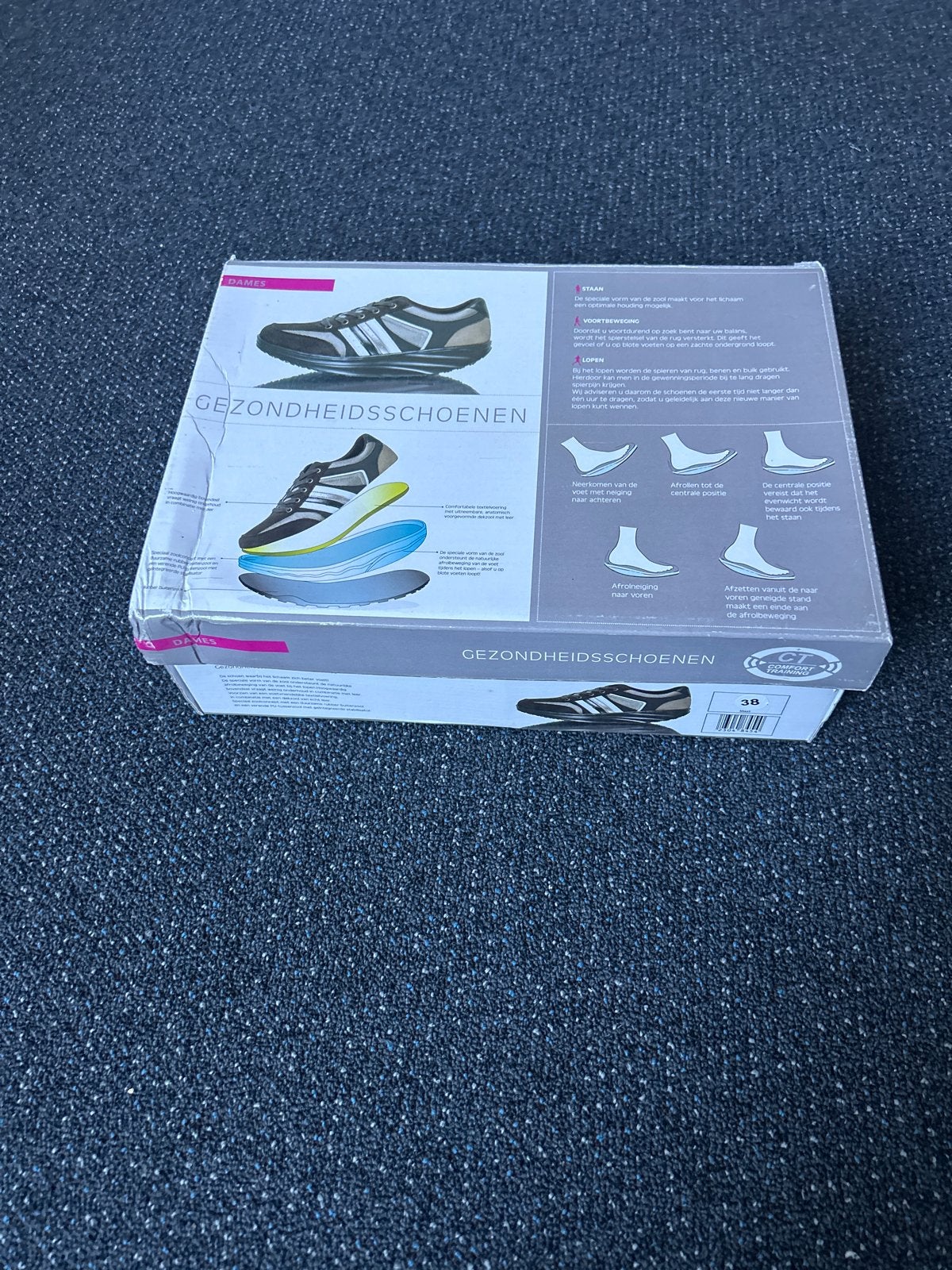 Gezondheidsschoenen Maat 38, Kleding | Dames, Schoenen, Ophalen, Zo goed als nieuw, Bruin, Sneakers of Gympen