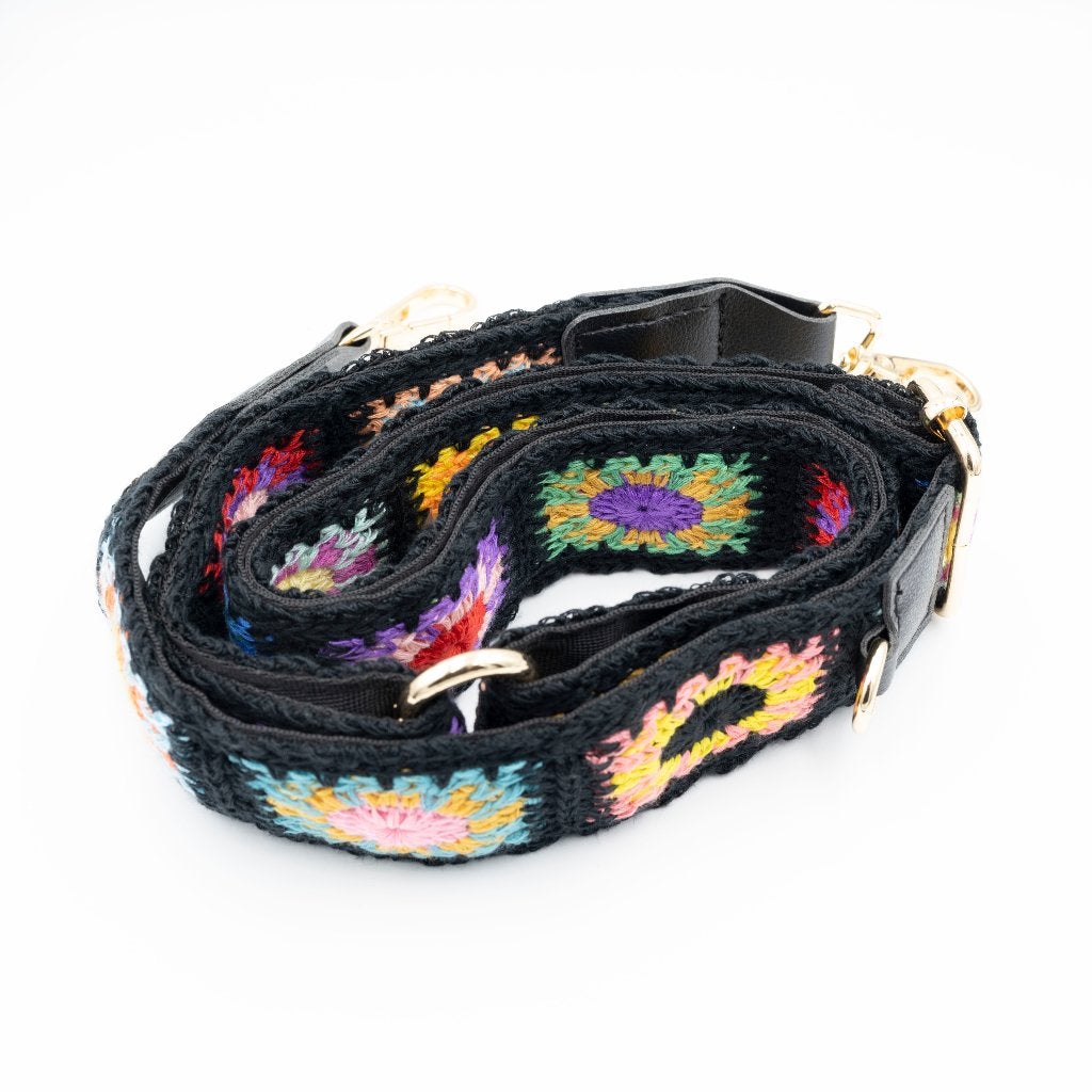 Zwarte boho macrame camerariem — alleen riem, nieuw, Ophalen of Verzenden, Nieuw