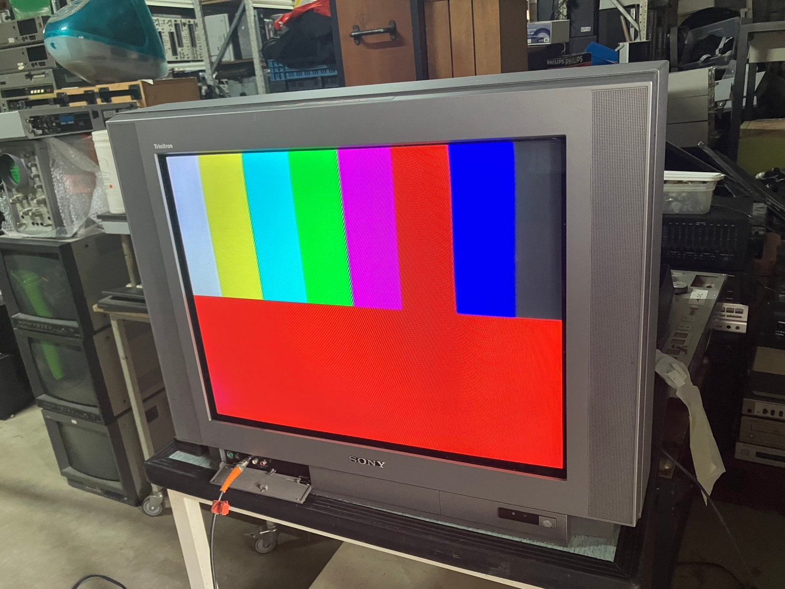 Sony 29” trinitron tv scart & tulp gaming, Computers en Software, Vintage Computers, Ophalen of Verzenden