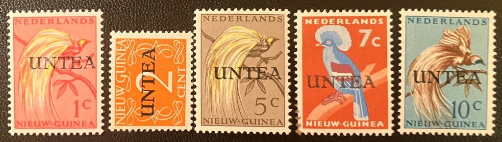 Nieuw Guinea Untea Michelnrs 1/19 postfris, Postzegels en Munten, Postzegels | Nederlands-Indië en Nieuw-Guinea, Verzenden, Postfris