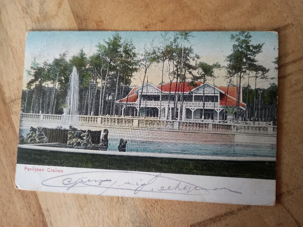 Crailoo, Paviljoen, Ophalen of Verzenden, Voor 1920, Gelopen, Noord-Holland