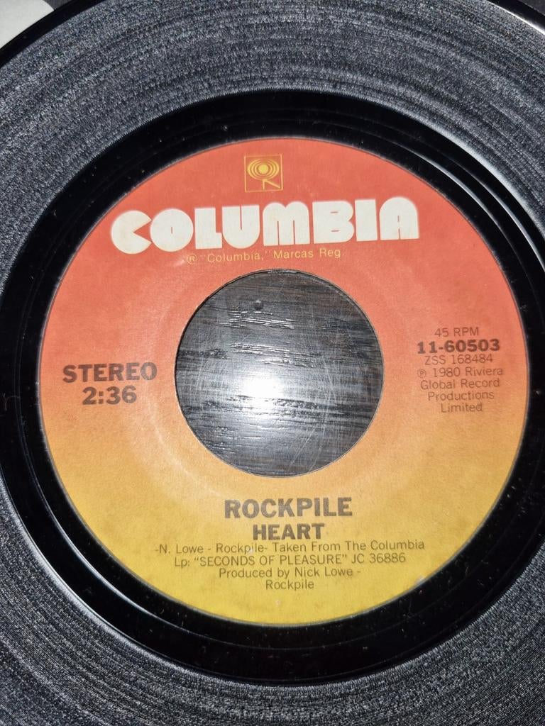 Single Rockpile/ Nick Lowe & Dave Edmunds  ( 1980 poppunk), Cd's en Dvd's, Vinyl Singles, Gebruikt, Single, 1980 - 1989, 7 inch