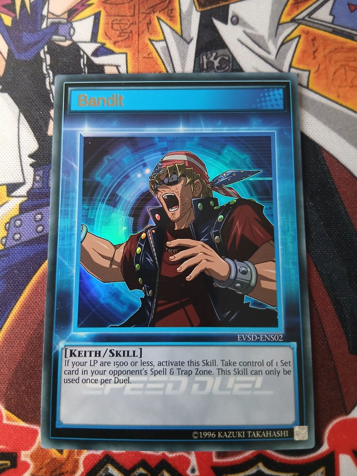 Bandit - Ultra Rare EVSD Speed Duel: Event Pack - Yu-Gi-Oh, Ophalen of Verzenden, Zo goed als nieuw, Foil