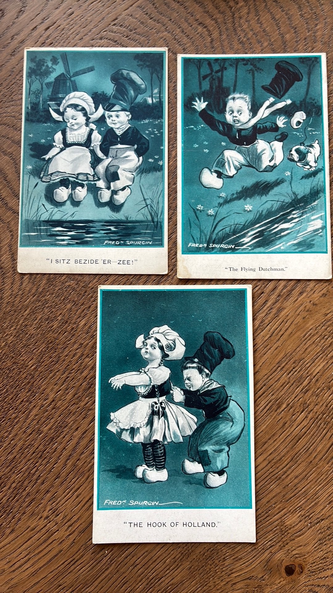 3 kinderkaarten. The flying Dutchman, de hoek van Holland, Ophalen of Verzenden, Ongelopen, Overige thema's