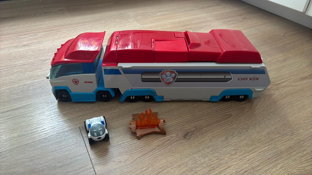 Paw Patrol bus, Ophalen, Gebruikt