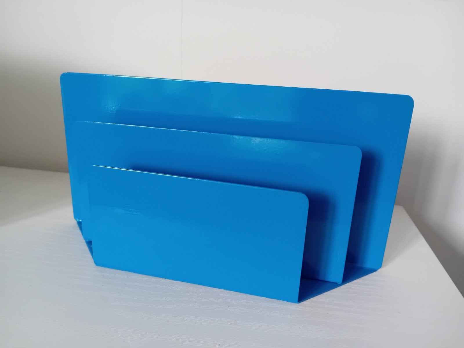 Vintage Brievenstandaard - Opvallend Blauw Design, Ophalen of Verzenden, Overige typen