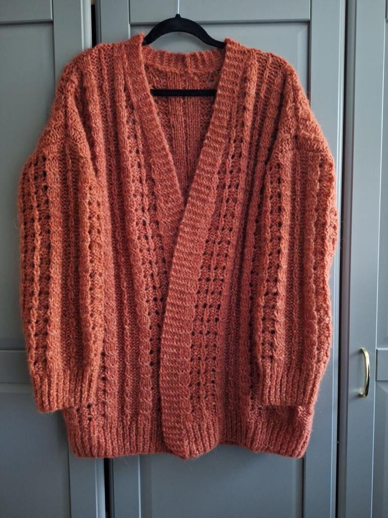 Nieuw handgemaakt alpaca halflang vest, grote maat, Kleding | Dames, Truien en Vesten, Ophalen of Verzenden, Nieuw, Maat 46/48 (XL) of groter