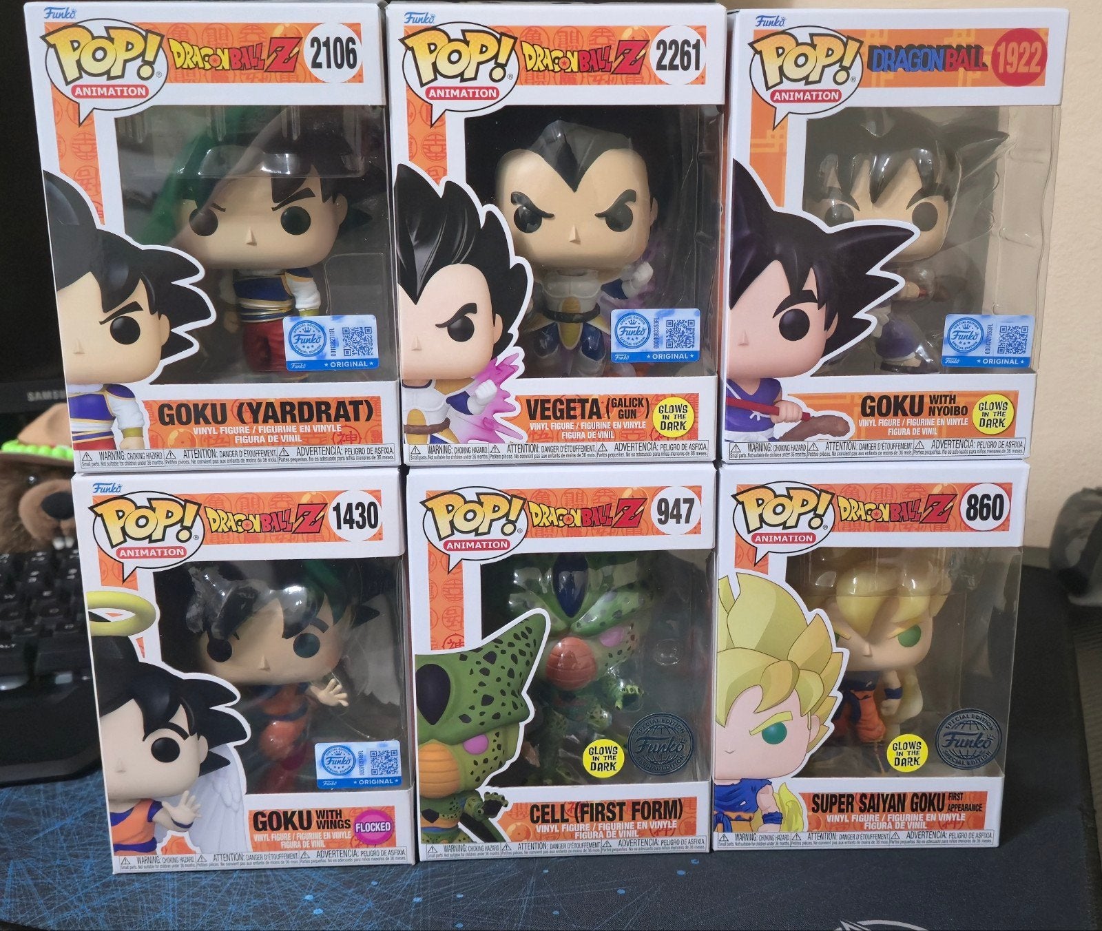 Funko Pop! Dragon Ball Z Collectie - 6 Stuks, Ophalen of Verzenden, Nieuw