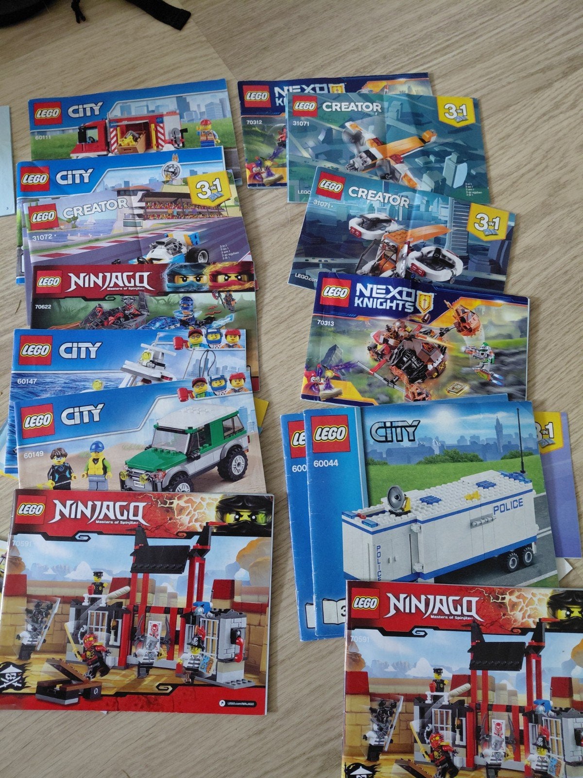 LEGO met instructieboekjes, Kinderen en Baby's, Speelgoed | Duplo en Lego, Gebruikt, Lego, Losse stenen, Inclusief instructies