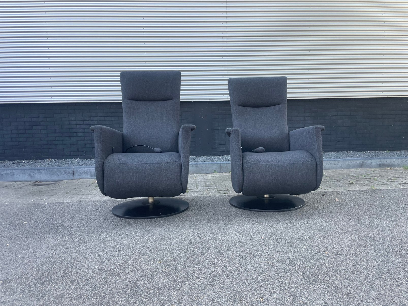 Twee prominent toscana relax fauteuils / relax stoelen S & L, Huis en Inrichting, Fauteuils, Ophalen, Minder dan 75 cm, 50 tot 75 cm