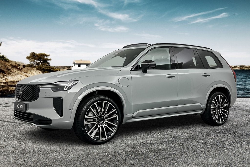 Volvo XC90 T8 AWD GT Ultra Black Edition Bowers Wilkins, Auto's, Euro 6, 4 cilinders, 7 stoelen, Zwart