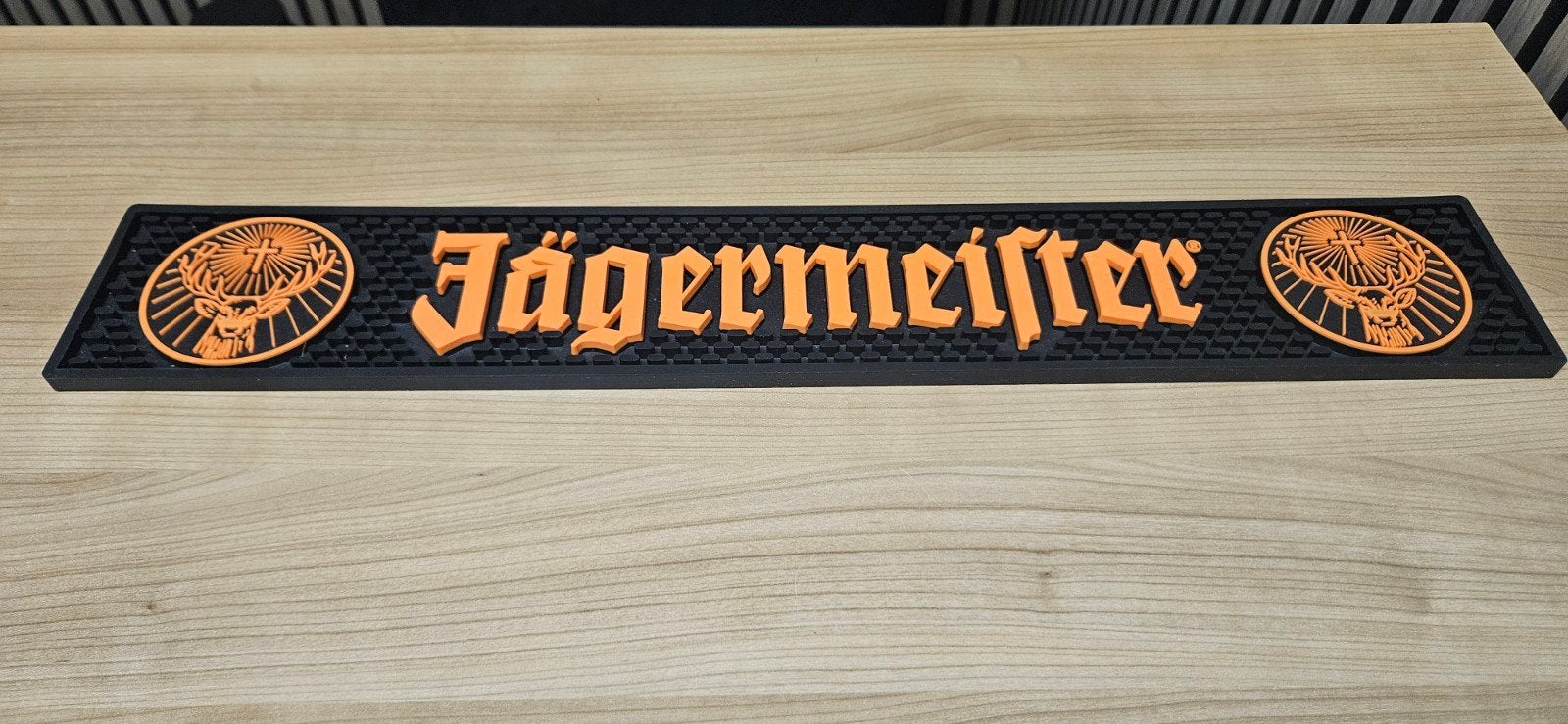 Bar mat — Jägermeister, Ophalen of Verzenden, Zo goed als nieuw, Reclamebord