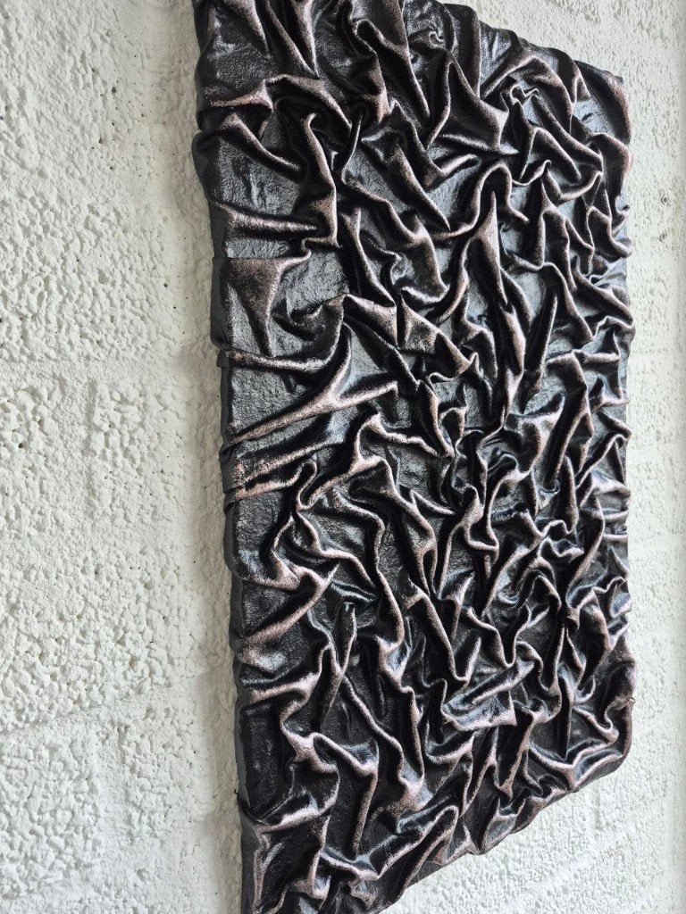Handgemaakte 3D Wandkunst – Textiel Reliëf 4060 cm, Ophalen of Verzenden