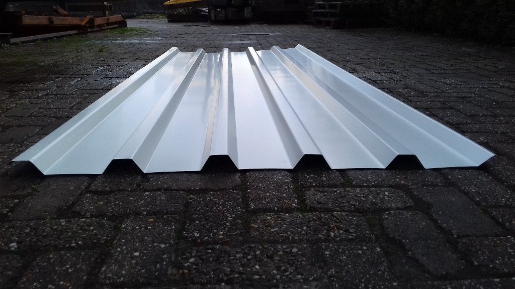 stalen dakplaten grote partijen € 9,50 ,- m² ex btw, Nieuw, Ophalen of Verzenden