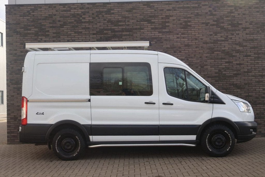 Ford Transit 350 2.0 TDCI L2H2 AWD, Auto's, Ford, Euro 6, Wit, Bedrijf, Vierwielaandrijving