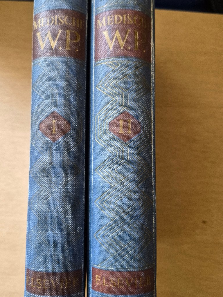 Medische W.P.Encyclopaedie - Elsevier-2delen (1954/1955), Gelezen, Medisch, Complete serie, Elzevier