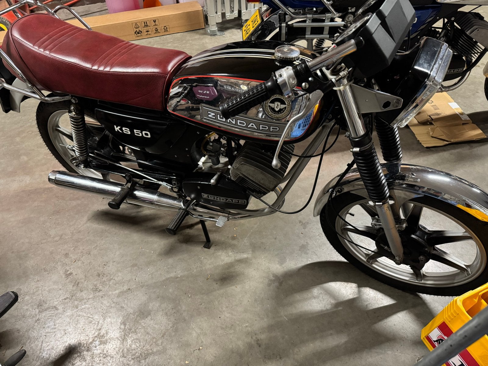 Zundapp KS50 - Klassieke Bromfiets, Fietsen en Brommers, Brommers | Zundapp, Gebruikt, KS50, Maximaal 45 km/u, Ophalen of Verzenden