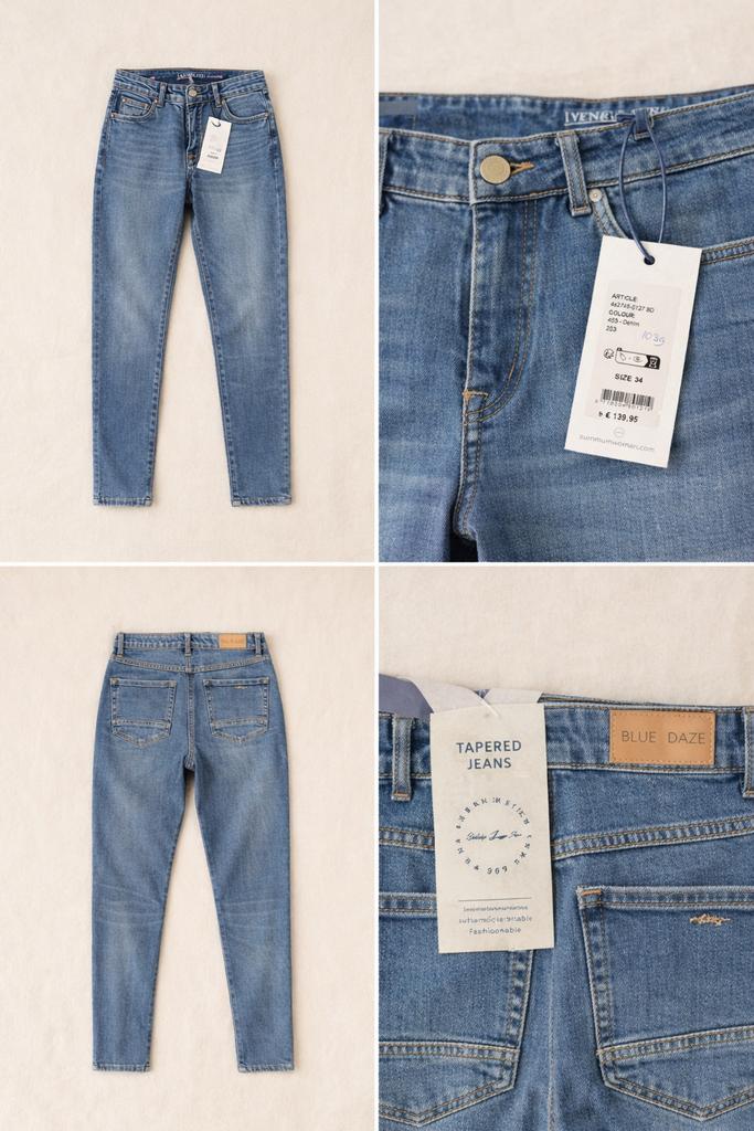 Nieuwe Summum Blue Daze Tapered Jeans Maat 34, Ophalen of Verzenden, Nieuw, Blauw, W27 (confectie 34) of kleiner