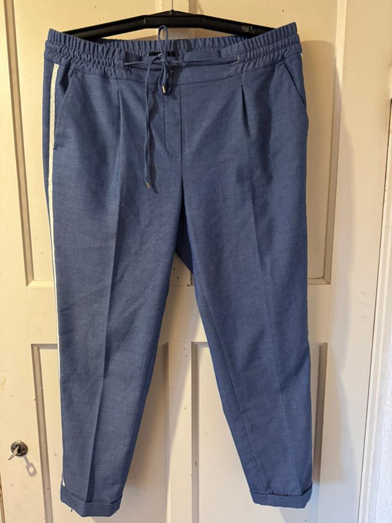 Opus leuke blauwe broek maat 42, Kleding | Dames, Broeken en Pantalons, Blauw, Maat 42/44 (L), Ophalen of Verzenden, Zo goed als nieuw