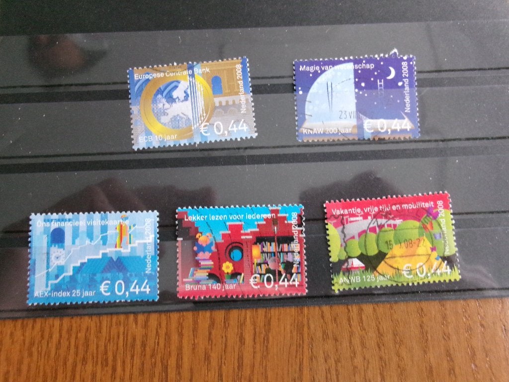 2008 - jubileumzegels (407e), Postzegels en Munten, Postzegels | Nederland, Verzenden, Gestempeld