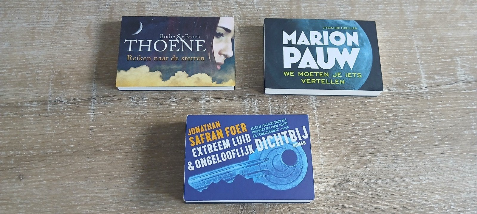 3 x Dwarsligger bodie brock Marion Pauw Jonathan Safran foer, Ophalen of Verzenden, Zo goed als nieuw, Marion Pauw, Jonathan Safran Foer