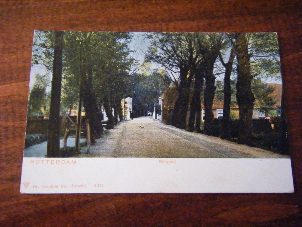 O40 - Rotterdam - Bergweg - 1903 - Mooi/ZEER oud, Ophalen of Verzenden, Voor 1920, Zuid-Holland