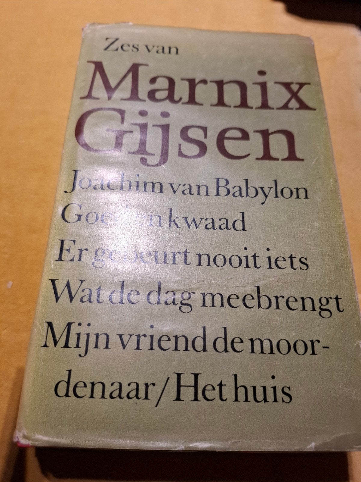 Zes van Marnix Gijsen - Verzameld werk, Boeken, Ophalen of Verzenden, Gelezen, Marnix Gijsen, België