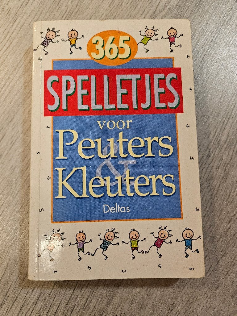 Boek 365 spelletjes voor peuters en kleuters, Fictie algemeen, Jongen of Meisje, Ophalen of Verzenden, Zo goed als nieuw