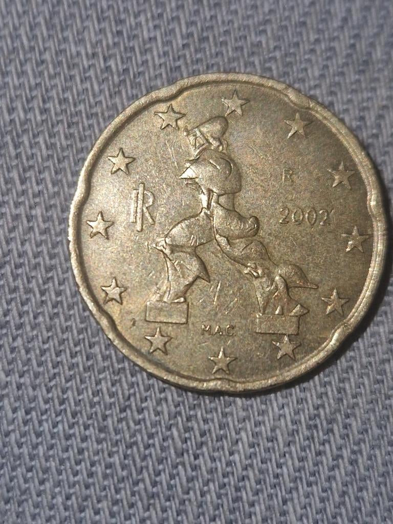Zeldzame 20 eurocent Italië., Ophalen