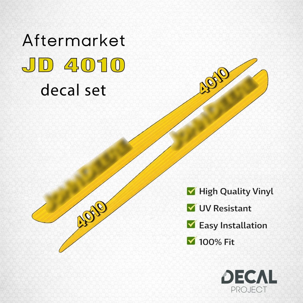 Vervangende Stickers John Deere 4010 - 4055, Verzenden
