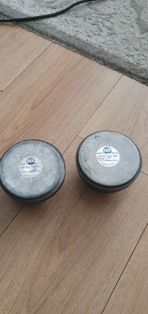 RCF UNITA' TW 50C Tweeters - 16 Ohm - Made in Italy, Ophalen of Verzenden, Gebruikt, Overige typen, Overige merken