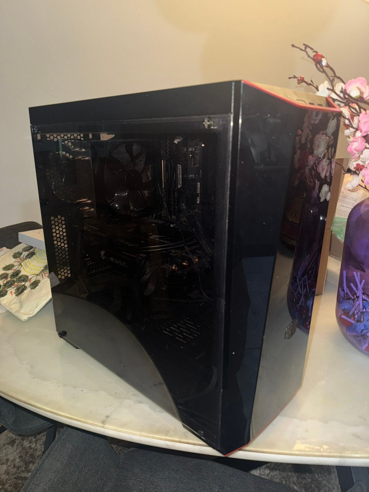 Gaming PC i7-7700K, 24GB RAM, GTX 1080 Ti, 2TB opslag, Computers en Software, Desktop Pc's, Ophalen, Gebruikt, HDD, Gaming