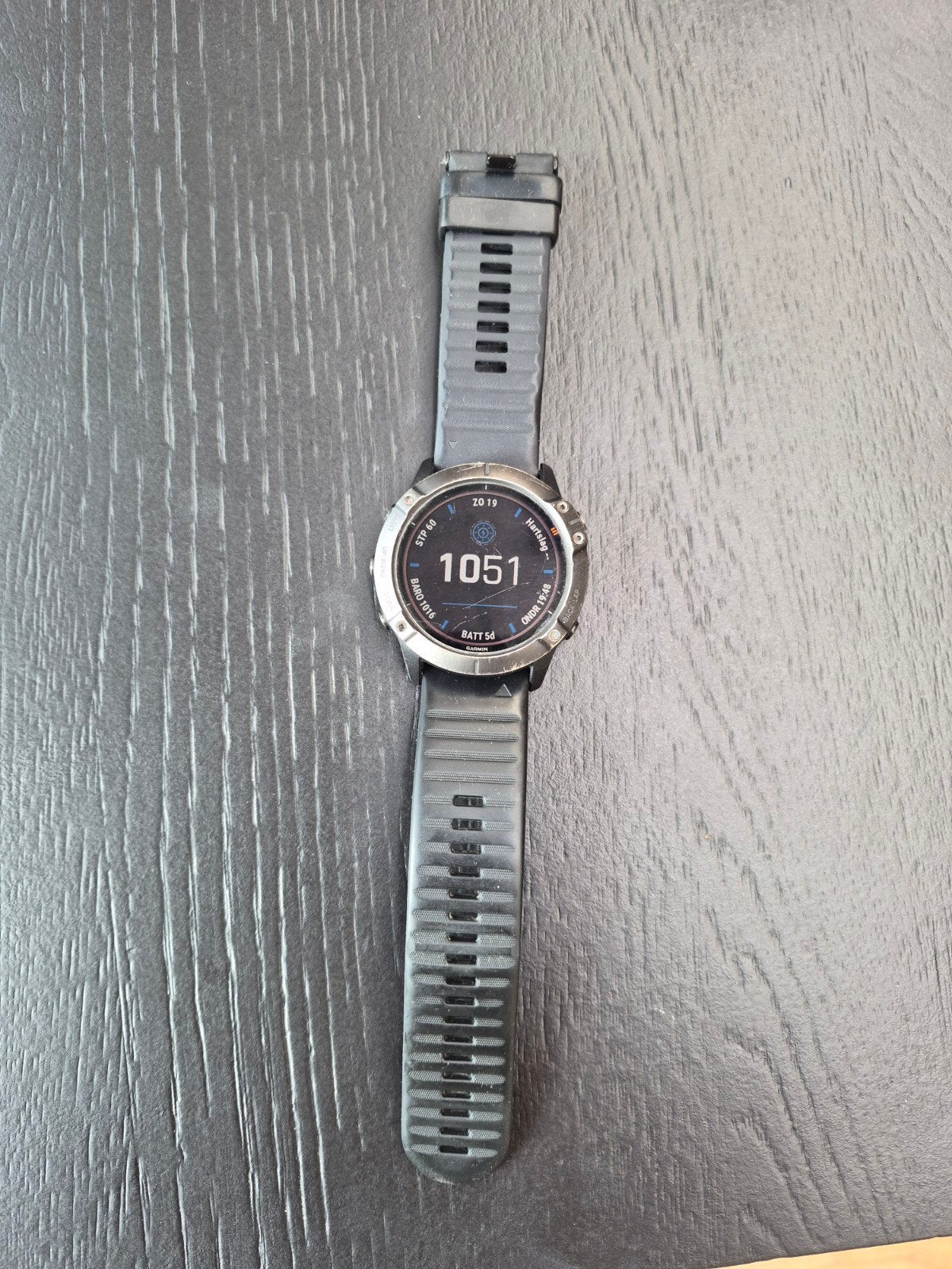 Garmin Fenix 6X Pro Solar Smartwatch - Zwart, Conditie, Zwart, Garmin, Ophalen of Verzenden