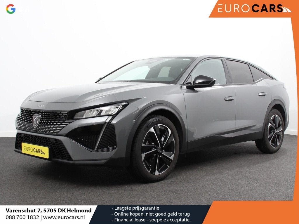 Peugeot 408 1.2 PureTech Allure 130 pk Automaat | Navigatie, Auto's, Peugeot, Gebruikt, 1367 kg, 1199 cc, Leder en Stof