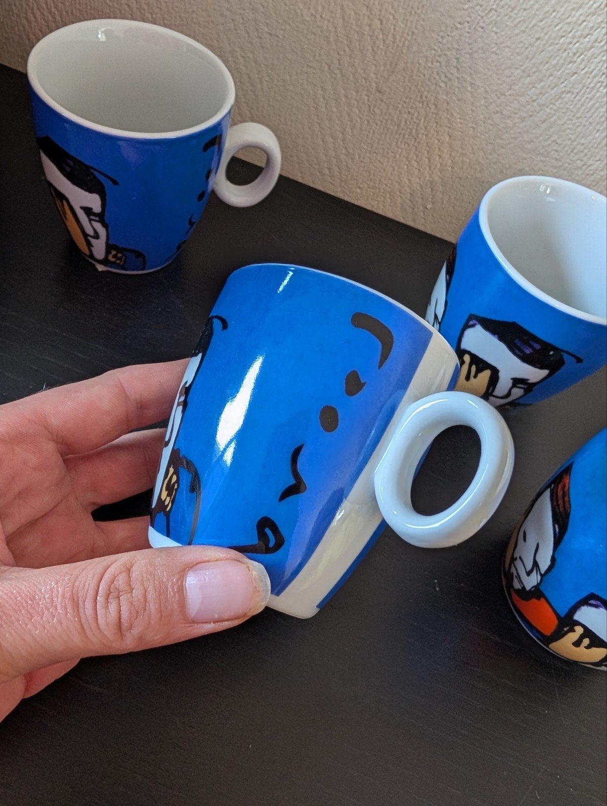Herman Brood kopjes + onderzetters – nieuw, Ophalen of Verzenden, Nieuw, Overige stijlen, Kop(pen) en/of Schotel(s)