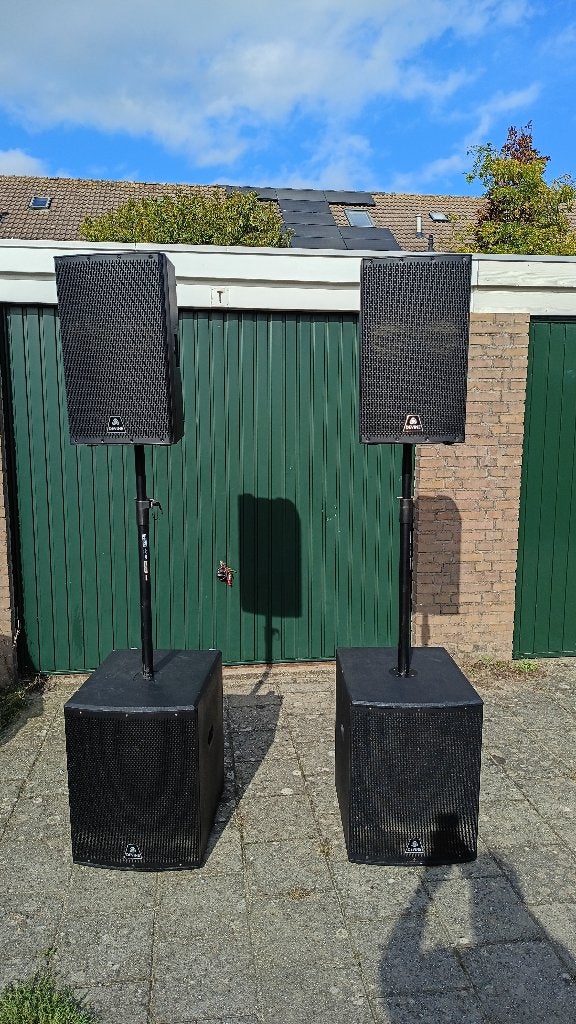 Complete Devine Onyx Geluidsset (2x Tops, 2x Subwoofers )
