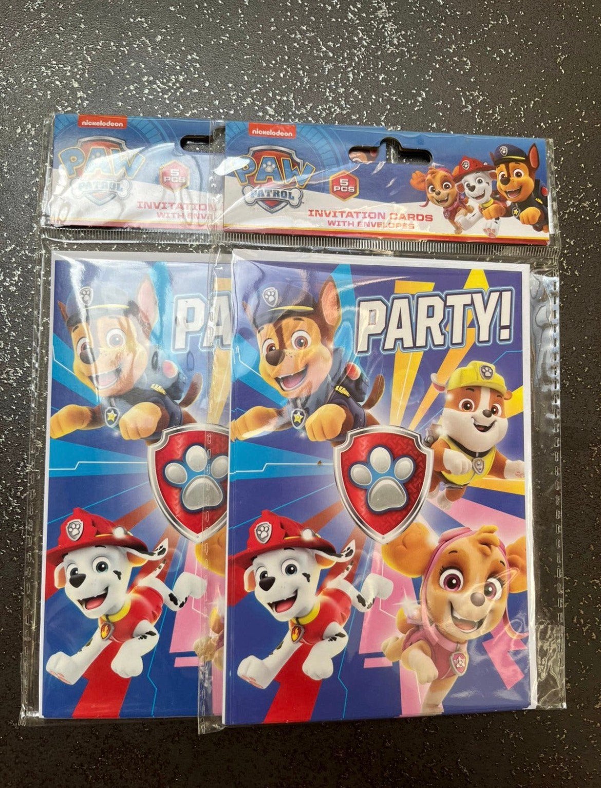 Paw Patrol uitnodigingen 10 stuks, Ophalen of Verzenden, Nieuw, Overige typen, Verjaardag