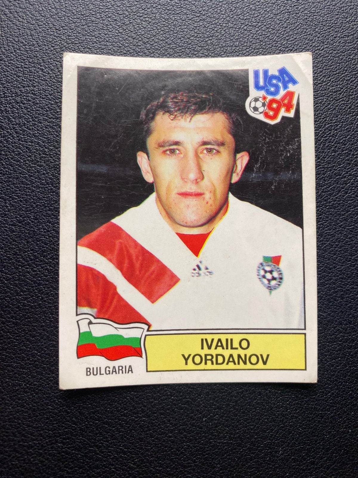 Ivailo Yordanov - Bulgarije - Panini WK 1994, Ophalen of Verzenden, Zo goed als nieuw, Buitenlandse clubs, Poster, Plaatje of Sticker
