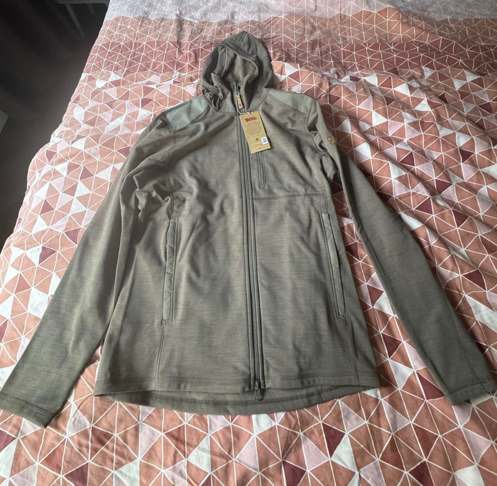 Fjällräven Keb Fleece Hoodie M, Kleding | Heren, Ophalen of Verzenden, Nieuw, Maat 52/54 (L), Bruin