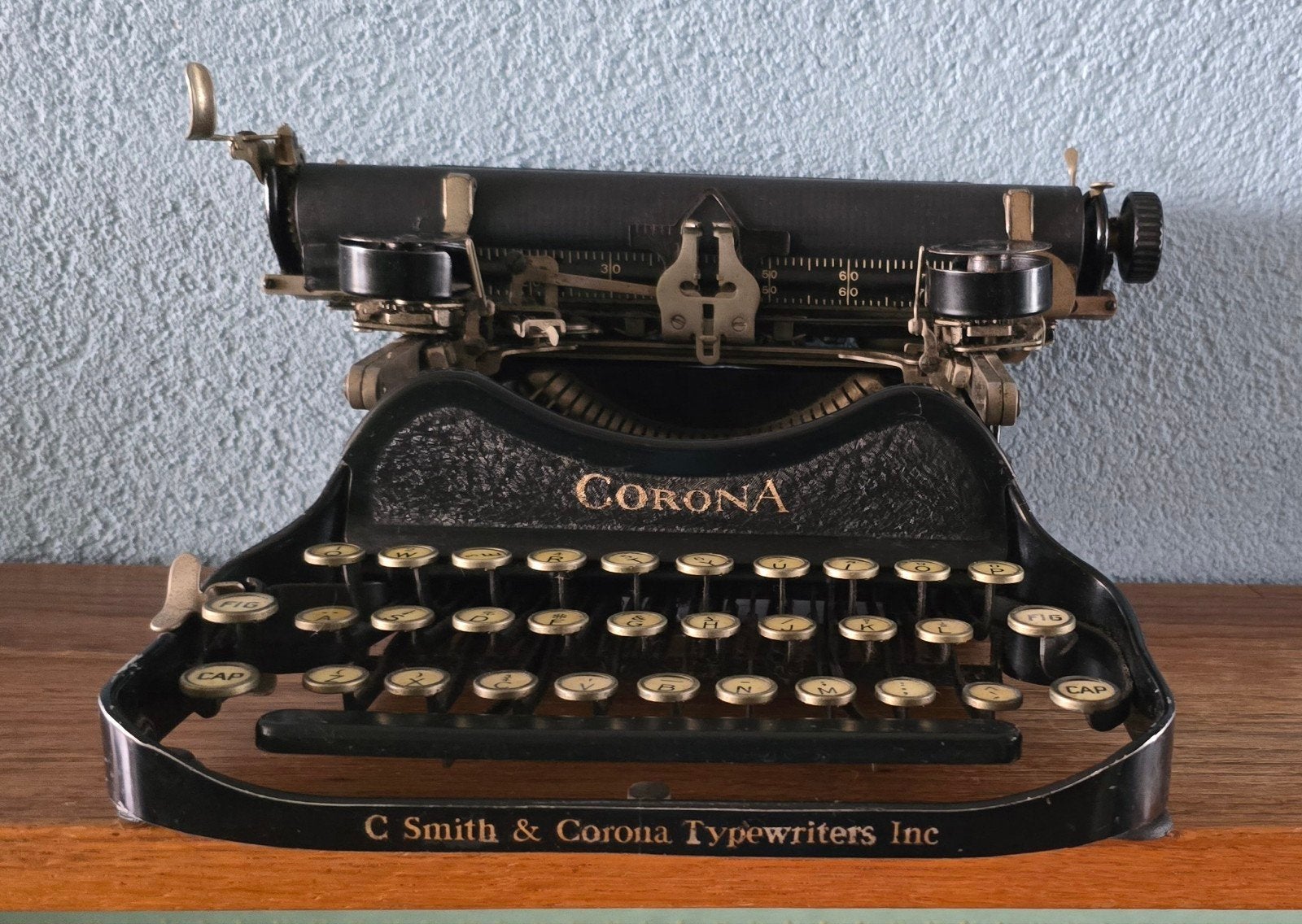Corona antieke reis schrijfmachine opklapbaar, Diversen, Typemachines, Ophalen of Verzenden