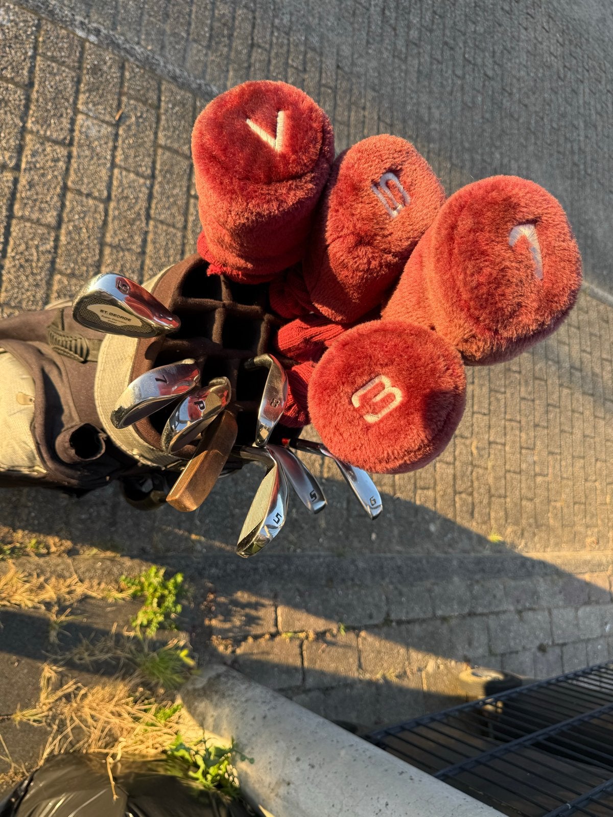 St. George Golfset met tas en clubs, Sport en Fitness, Golf, Ophalen of Verzenden, Gebruikt, Set, Overige merken